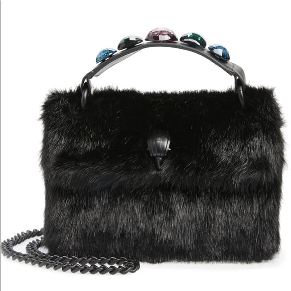 Kurt Geiger Bags Kurt Geiger London Faux Fur Bag Mini Kensington